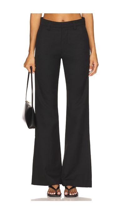 Jaded London Jaded London Stacked Bootcut Suit Pant