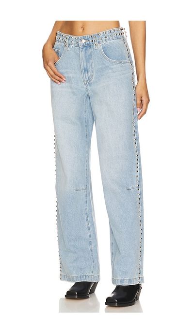 Jaded London Jaded London Studded Colossus Wide Leg