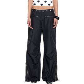 JADED LONDON JADED LONDON Studded Wide Leg Parachute Pants