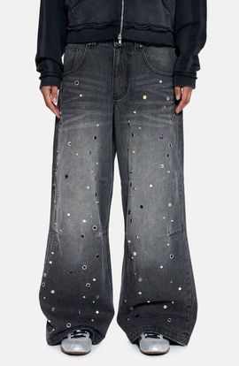 JADED LONDON JADED LONDON Trixa Jewel Studded Colossus Jeans