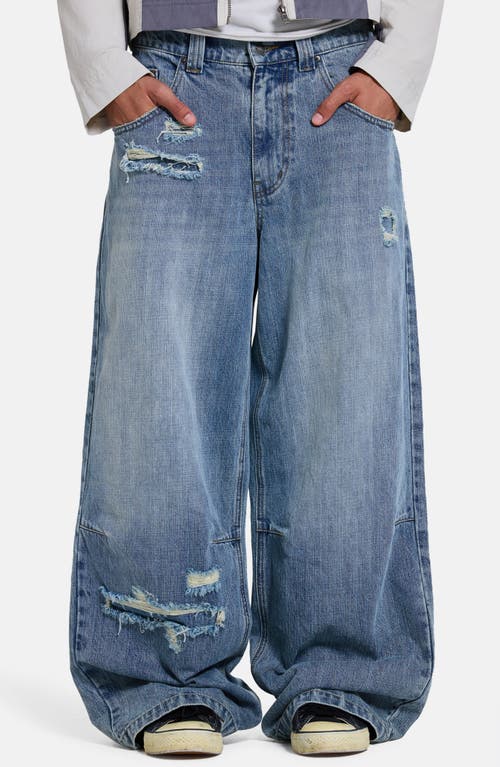 JADED LONDON JADED LONDON USA Flag Appliqué Low Rise Colossus Jeans