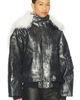 Jaded London Jaded London Xl Faux Fur Collar Bomber Jacket - 2