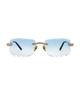 James Oro James Oro Signature Gem Cut Sunglasses - 1