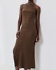 James Perse James Perse Canvas Linen Long Dress Cocoa - 2