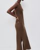 James Perse James Perse Canvas Linen Long Dress Cocoa - 4