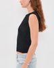 James Perse James Perse Cotton Cashmere Blend Boatneck Top Black - 4