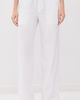 James Perse James Perse Cotton Linen Stretch Poplin Pants White - 2