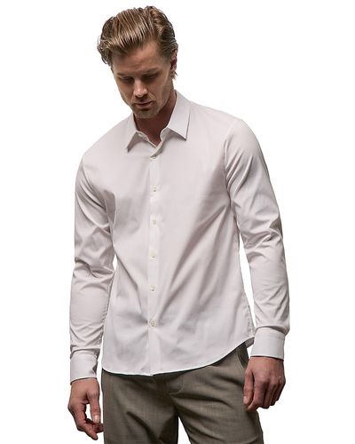 James Perse James Perse Matte Stretch Poplin Dress Shirt