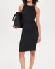 James Perse James Perse Ruched Tank Mini Dress Black - 2