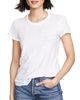 James Perse James Perse Sheer Slub Crew Neck Tee White 3 - 1