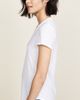 James Perse James Perse Sheer Slub Crew Neck Tee White 3 - 4