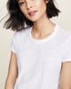 James Perse James Perse Sheer Slub Crew Neck Tee White 3 - 6