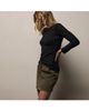 James Perse James Perse Sheer Slub Long Sleeve Crew Tee - 3