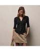 James Perse James Perse Sheer Slub Side Panel Shirt - 5