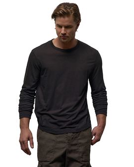 James Perse James Perse Shirttail Hem Crew Tee