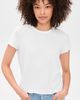 James Perse James Perse Slub Jersey Shrunken Tee White - 2
