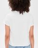 James Perse James Perse Slub Jersey Shrunken Tee White - 3