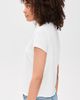 James Perse James Perse Slub Jersey Shrunken Tee White - 4