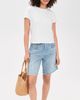 James Perse James Perse Slub Jersey Shrunken Tee White - 5