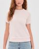 James Perse James Perse Vintage Cotton French Terry Sweat Top Rose Quartz - 2
