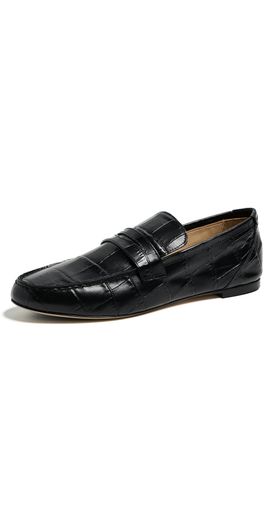 Jamie Haller Jamie Haller Croc Penny Loafers Black Croc