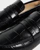 Jamie Haller Jamie Haller Croc Penny Loafers Black Croc - 6