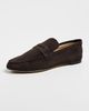 Jamie Haller Jamie Haller Suede Penny Loafers Deep Espresso - 2