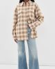 Jamie Haller Jamie Haller The Big Button Down Shirt Gold Plaid - 5
