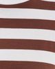 Jamie Haller Jamie Haller The Draped Tee Brown Rugby Stripe - 6