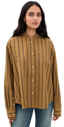 Jamie Haller Jamie Haller The Editor Shirt Goldenrod Stripe