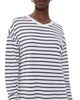 Jamie Haller Jamie Haller The High V Tee White Stripe - 1