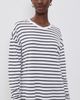 Jamie Haller Jamie Haller The High V Tee White Stripe - 2