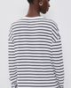 Jamie Haller Jamie Haller The High V Tee White Stripe - 3
