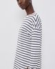 Jamie Haller Jamie Haller The High V Tee White Stripe - 4