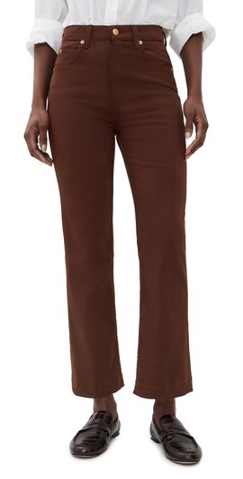 Jamie Haller Jamie Haller The Kenickie Blind Crease Jeans Root Beer