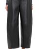Jamie Haller Jamie Haller The Lambskin Leather Sculpted Baggy Pants Black - 1