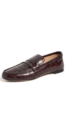 Jamie Haller Jamie Haller The Penny Loafers Oxblood Croc