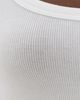 Jamie Haller Jamie Haller The Undershirt Rib Tank White - 6