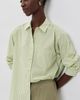Jamie Haller Jamie Haller The Weekend Button Down Shirt Lime Stripe - 2
