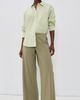 Jamie Haller Jamie Haller The Weekend Button Down Shirt Lime Stripe - 5