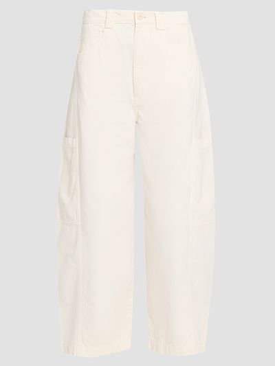 Jamie Haller Women's The Baggy Painter Barrel-Leg Crop Jeans