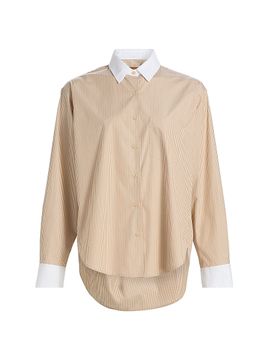 Jamie Haller Women's The Tipped Cotton Weekend Shirt