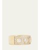 Jamie Wolf 18K Yellow & White Gold Bezel-Set & Pave Diamond Band - 3