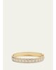 Jamie Wolf 18K Yellow & White Gold Bezel-Set & Pave Diamond Hinge Bangle - 1