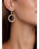 Jamie Wolf 18K Yellow and White Gold Circular Diamond Earrings - 2