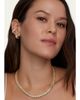 Jamie Wolf 18K Yellow Gold and White Gold Beaded Edge Necklace with Diamonds - 2