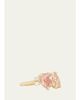Jamie Wolf 18K Yellow Gold Pink Tourmaline Heart and Morganite Pear Ring with Diamonds - 3