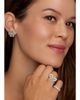 Jamie Wolf 18K Yellow Gold Script Petal Ring with Aquamarine and Diamonds - 2