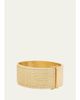 Jamie Wolf 18K Yellow Gold Twelve Row Diamond Hinged Bangle - 2