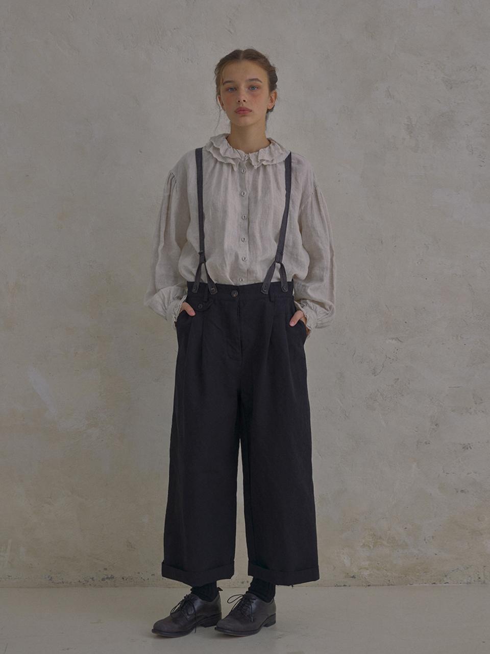 JAMMER Manon chino pants - black